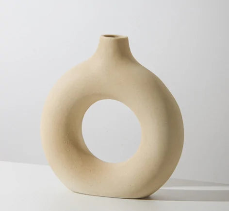 Ceramic Donut Vase