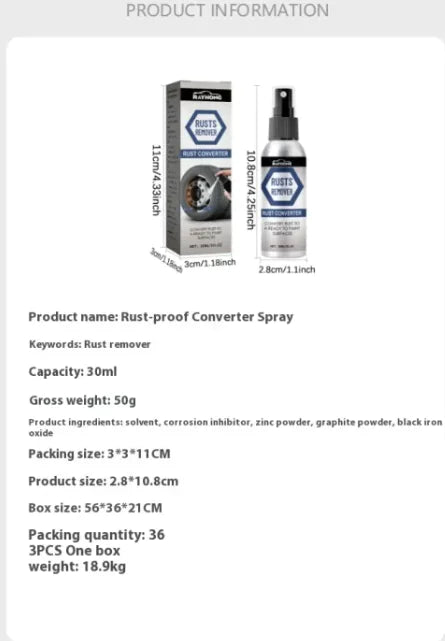 Anti Corrosion Rust Spray